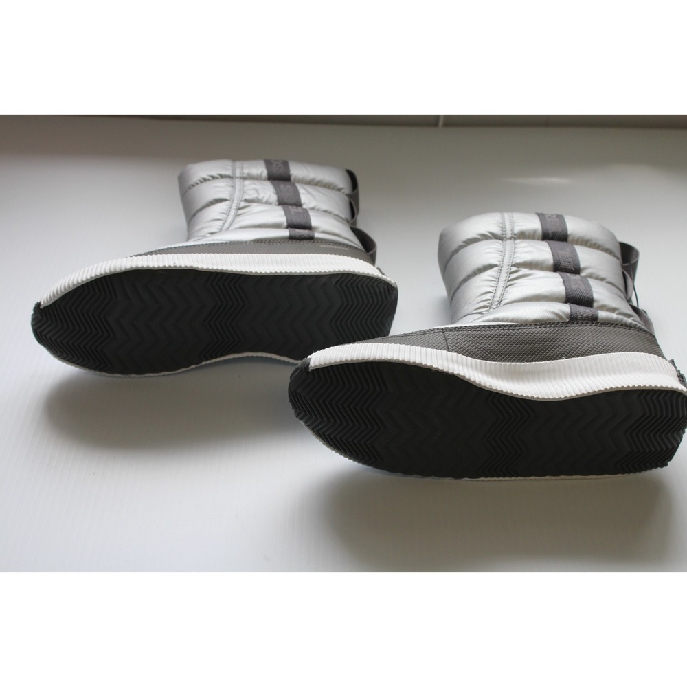 Sorel Women Out 'N About Puffy Mid Waterproof Boot Pure Silver Size 9.5 M NEW! - Picture 13 of 14
